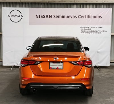 2023 Nissan SENTRA 4 PTS SR PLATINUM CVT AAC AUT ASTOS DEPORTIVOS BOSE PIEL NEGRA QC F LED RA-18