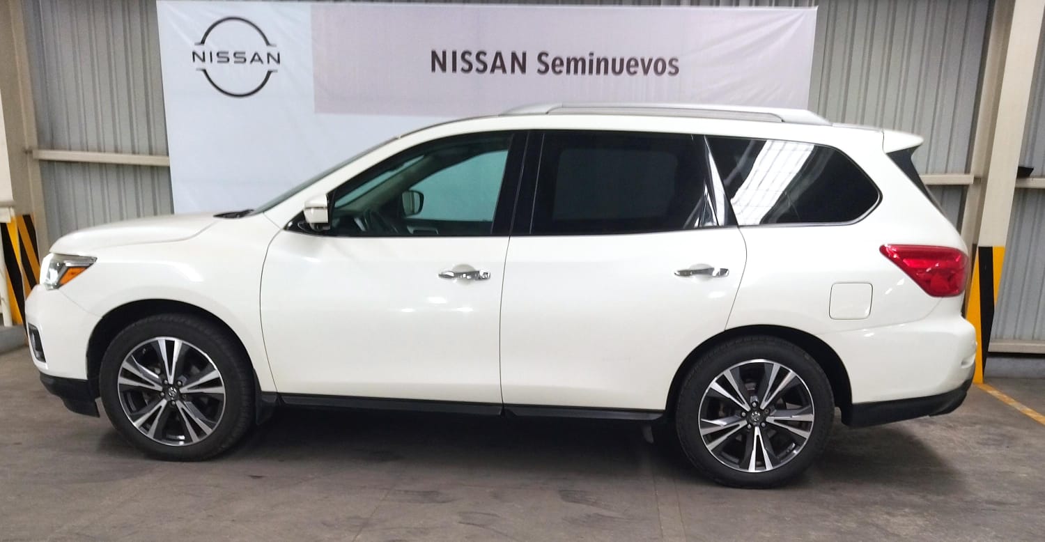 2017 Nissan PATHFINDER 5 PTS EXCLUSIVE CVT PIEL QCP DVD GPS RA-20 4X4