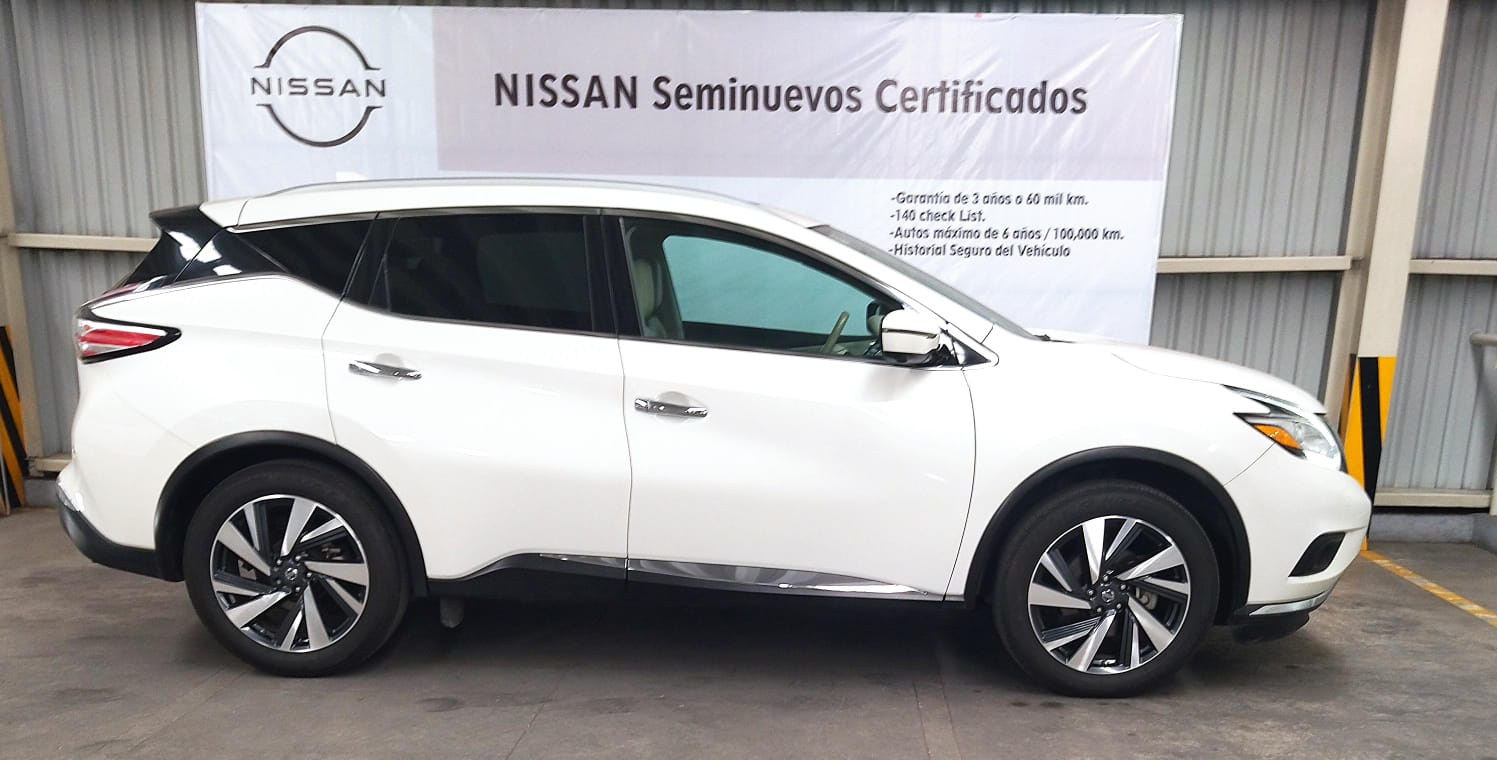 2019 Nissan MURANO 5 PTS EXCLUSIVE CVT GPS PIEL QC RA-20 4X4
