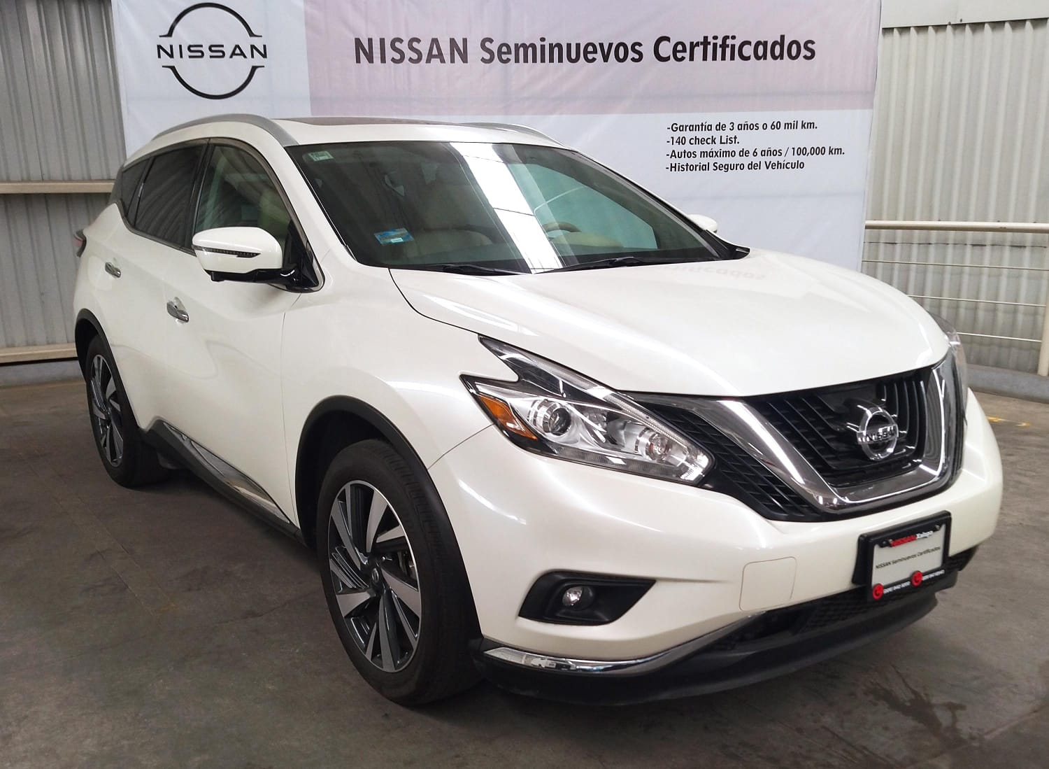 2019 Nissan MURANO 5 PTS EXCLUSIVE CVT GPS PIEL QC RA-20 4X4